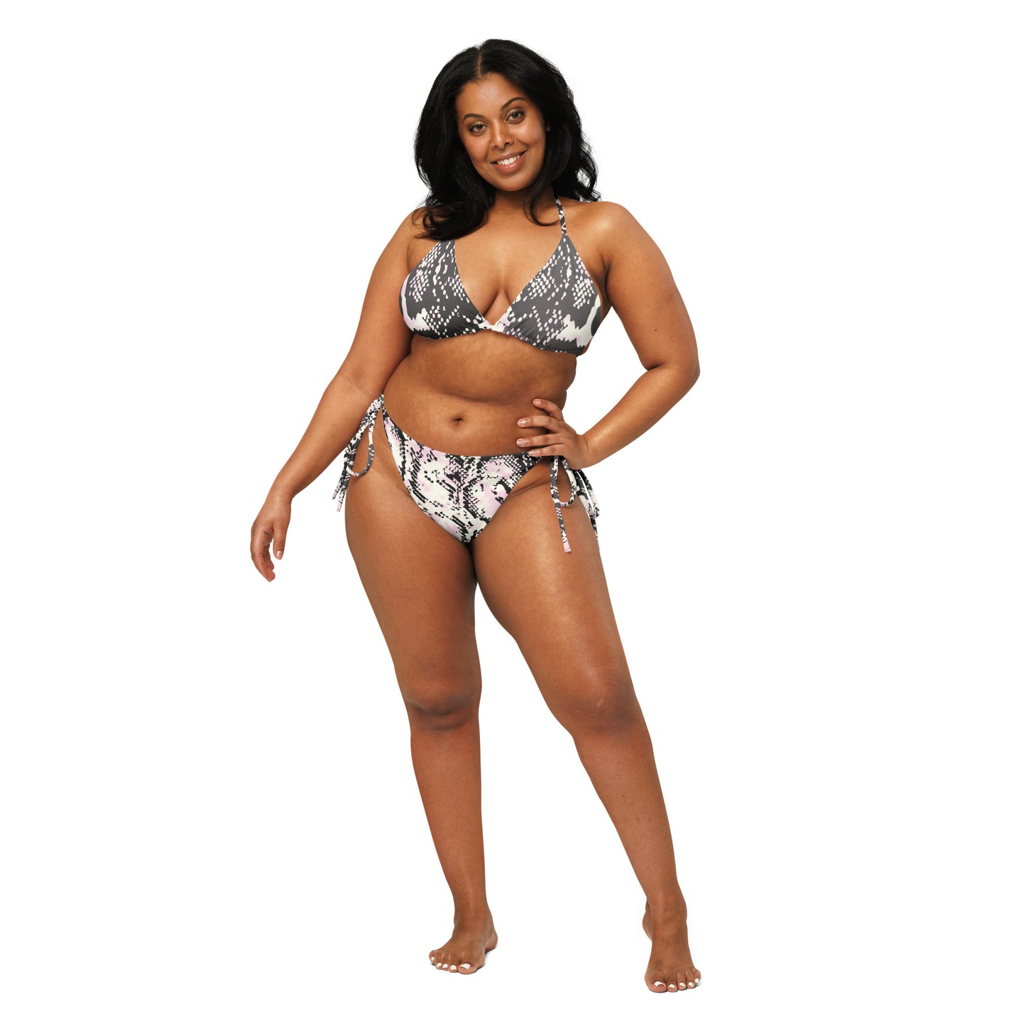 All-over print  string bikini