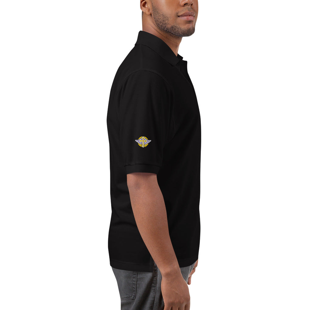 Men's Premium Polo " WALK BY FAITH "