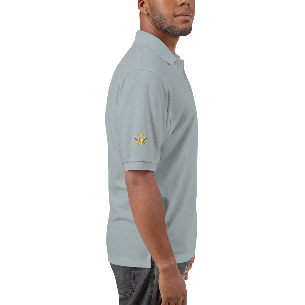 Men's Premium Polo " WALK BY FAITH "