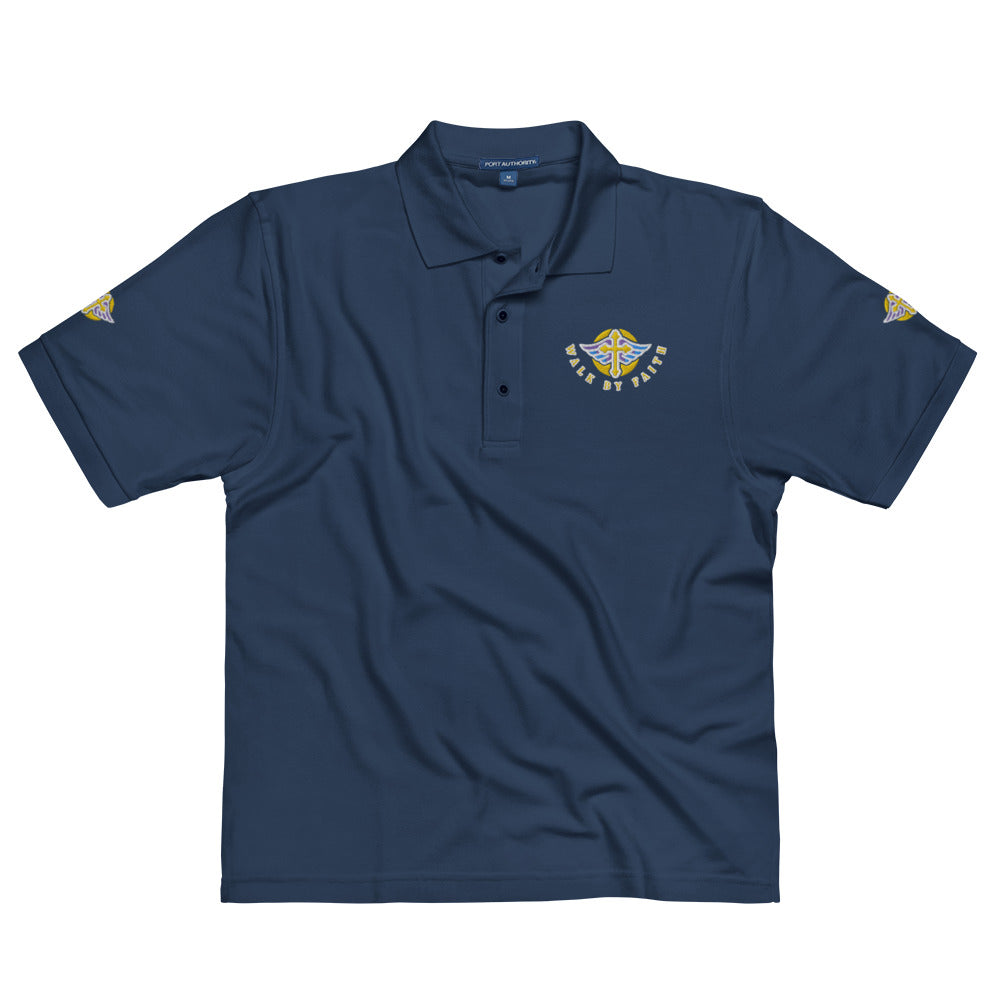 Men's Premium Polo " WALK BY FAITH "