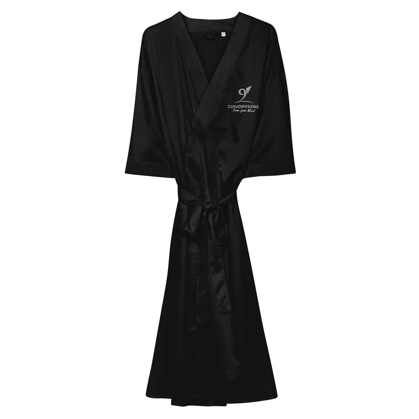 Satin robe