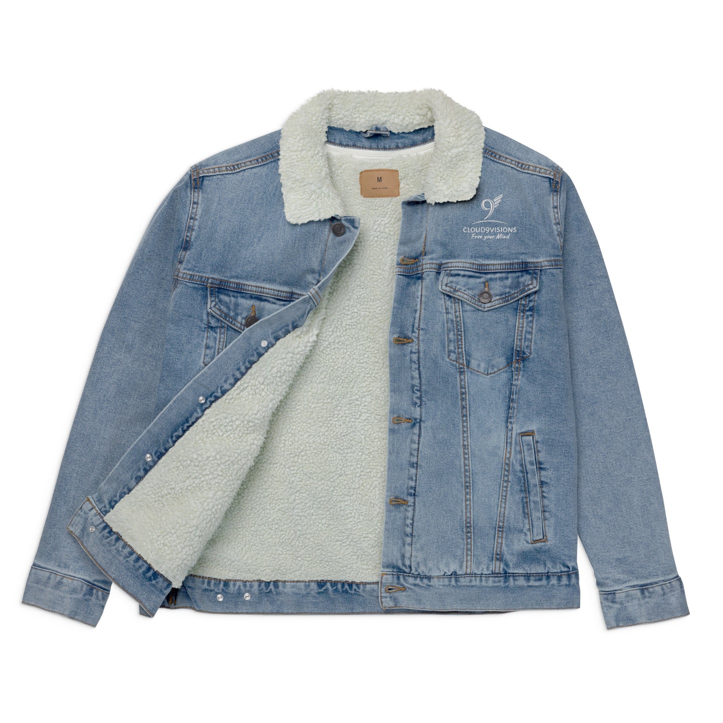 Cloud9visions Denim sherpa Jacket