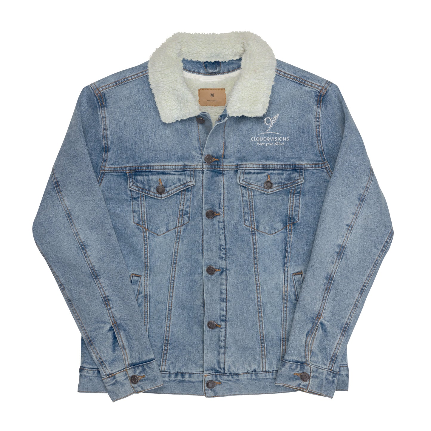 Cloud9visions Denim sherpa Jacket